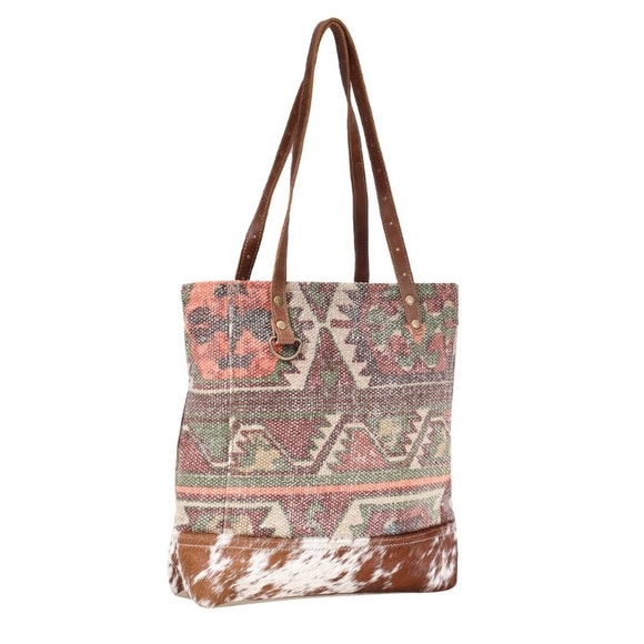 NWT Timeless Up-Cycled Tote HandBag - Picture 6 of 8